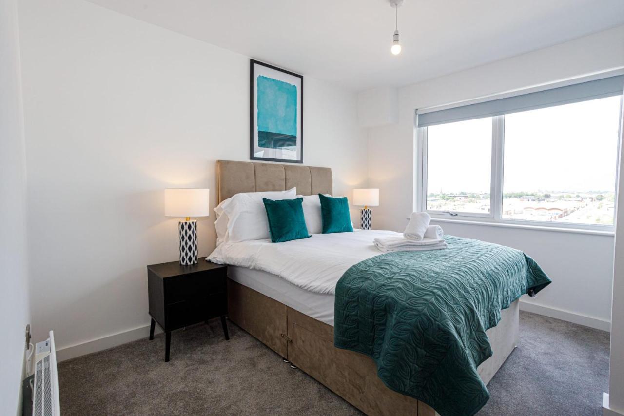 Contemporary 2 Bedroom Duplex In Salford Manchester Buitenkant foto